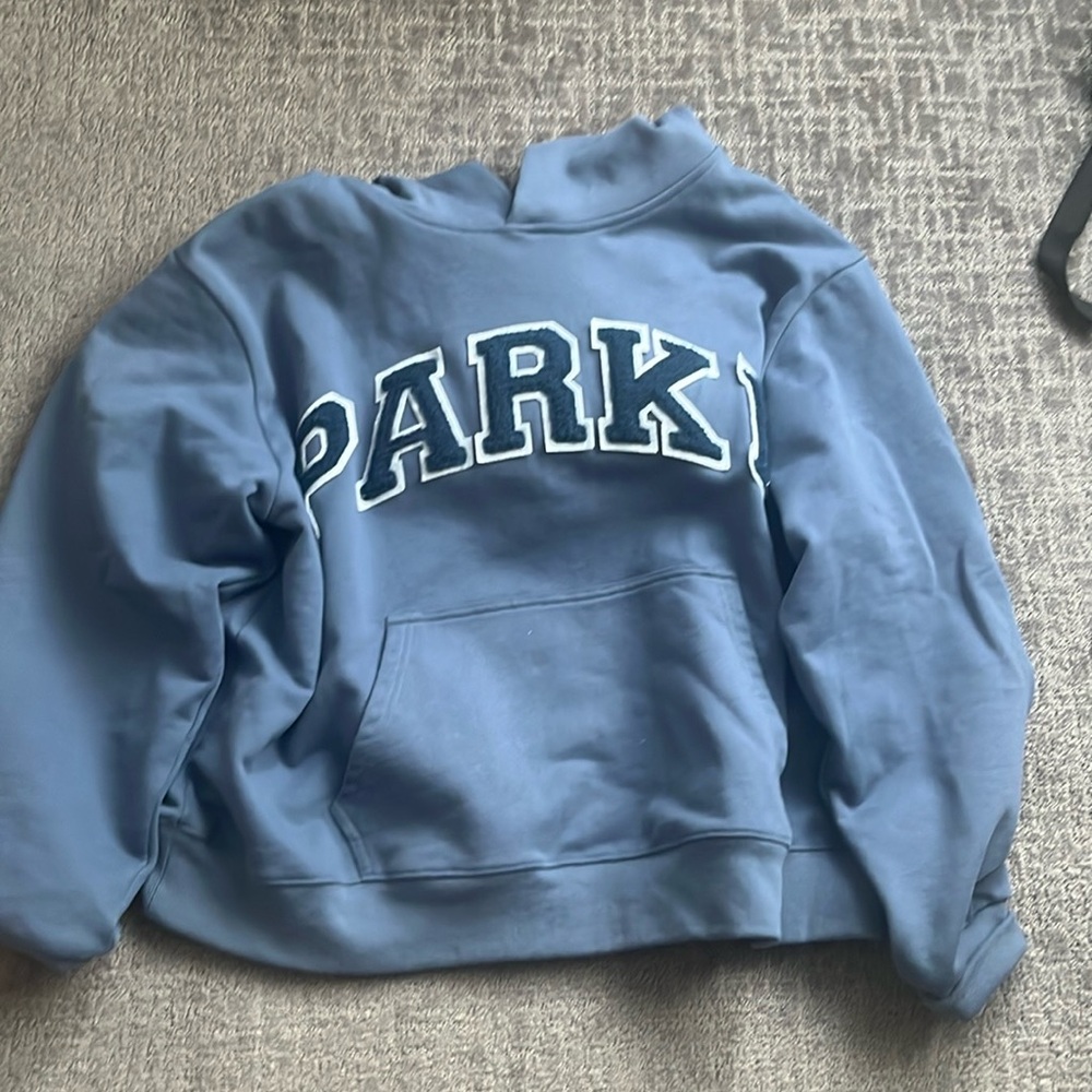 Parke Chenille varsity hoodie sweatshirt - L/XL